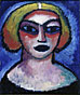 Alexej von Jawlensky Frauenkopf, 1912 Öl auf Pappe, 61 x 51 cm Berlin, Nationalgalerie © Staatliche Museen zu Berlin; Foto: Jörg P. Anders