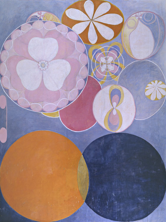 Hilma af Klint, Die zehn Grten, Nr. 2, Kindheit. Gruppe IV, 1907  Stiftelsen Hilma af Klints Verk, Foto: Albin Dahlström